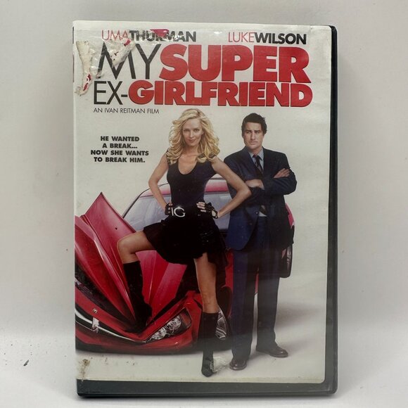 DVD-My Super Ex-Girlfriend Uma Thurman Luke Wilson Full Screen & Widescreen - Picture 1 of 3